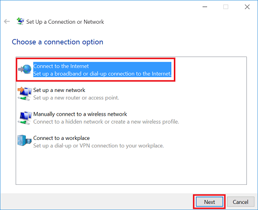 a screenshot of Windows 10
